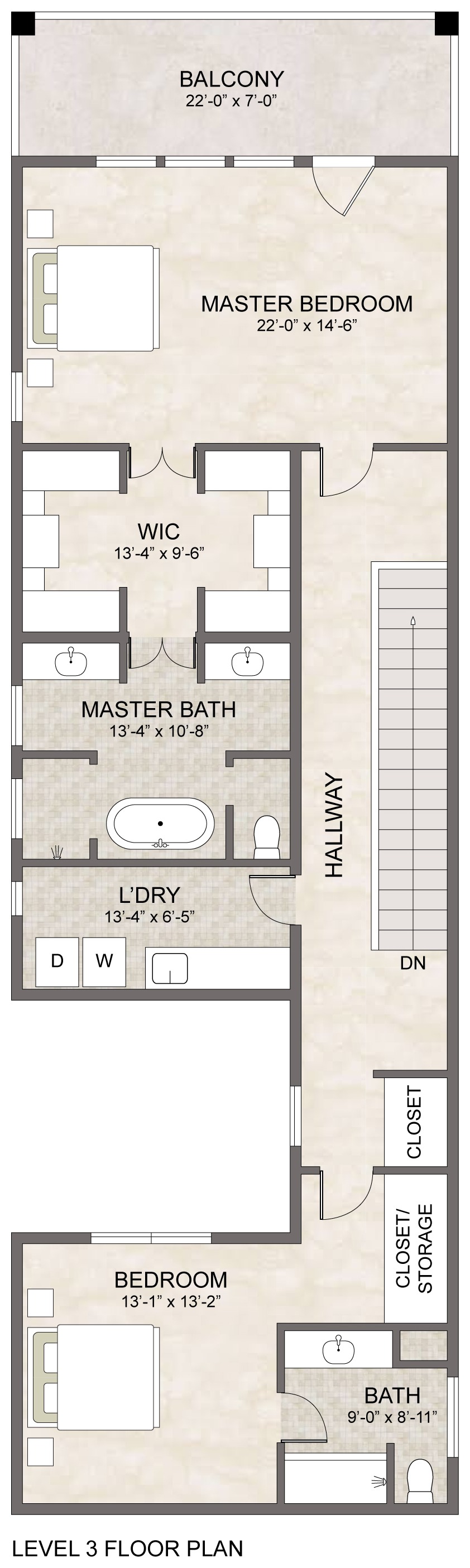 Plan A Third Floor