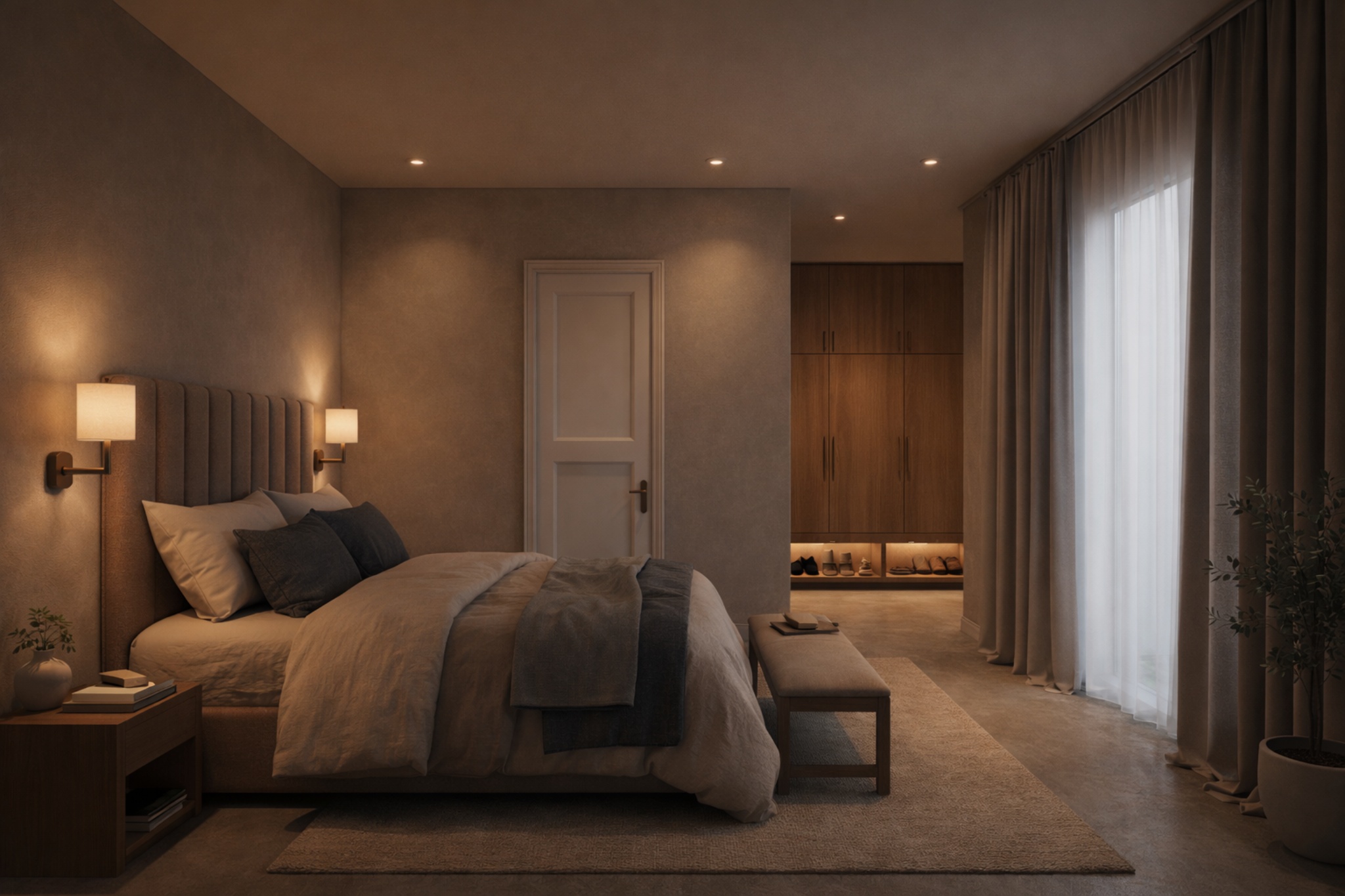 Guest bedroom ground level