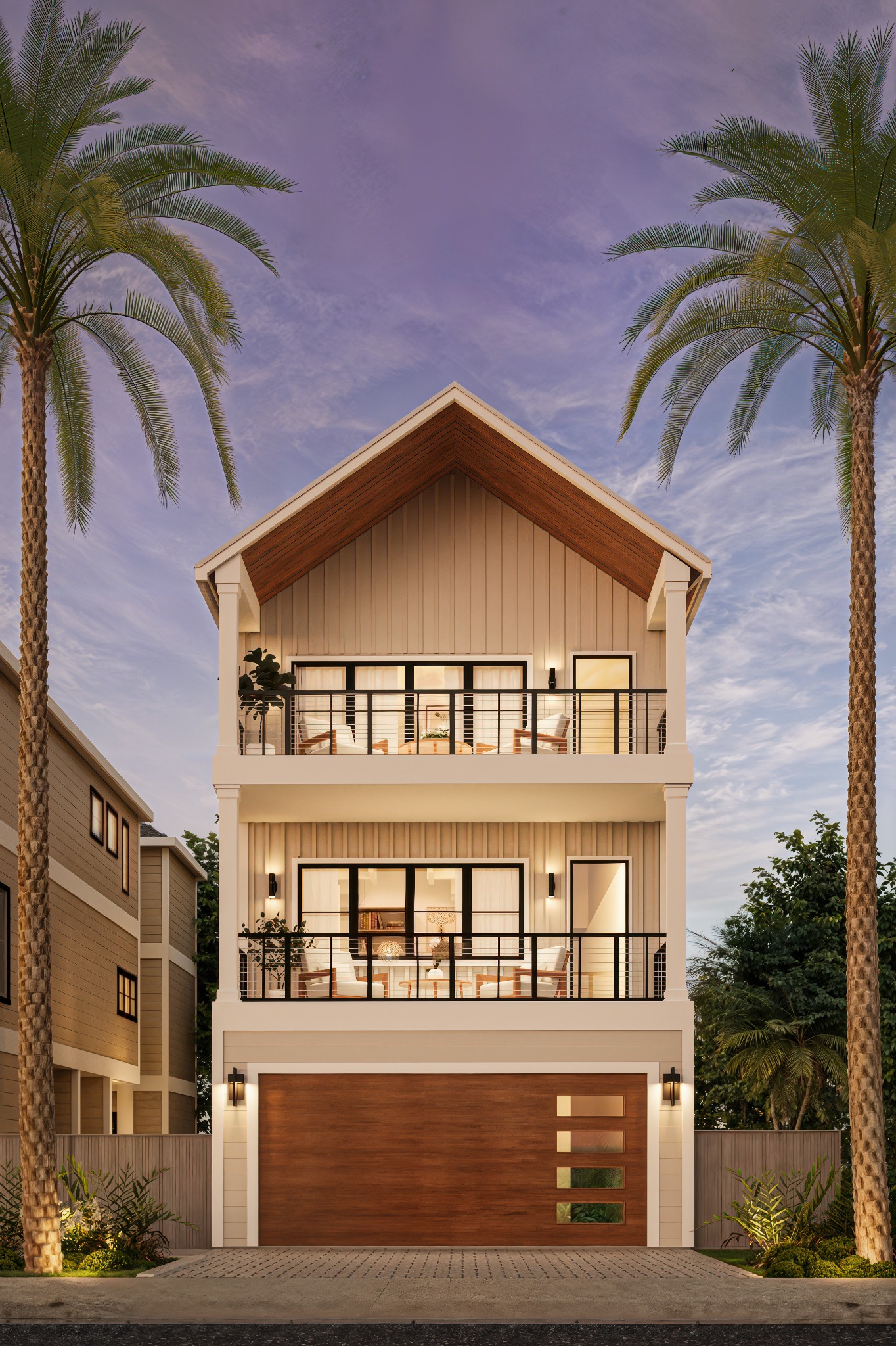 Single unit front view