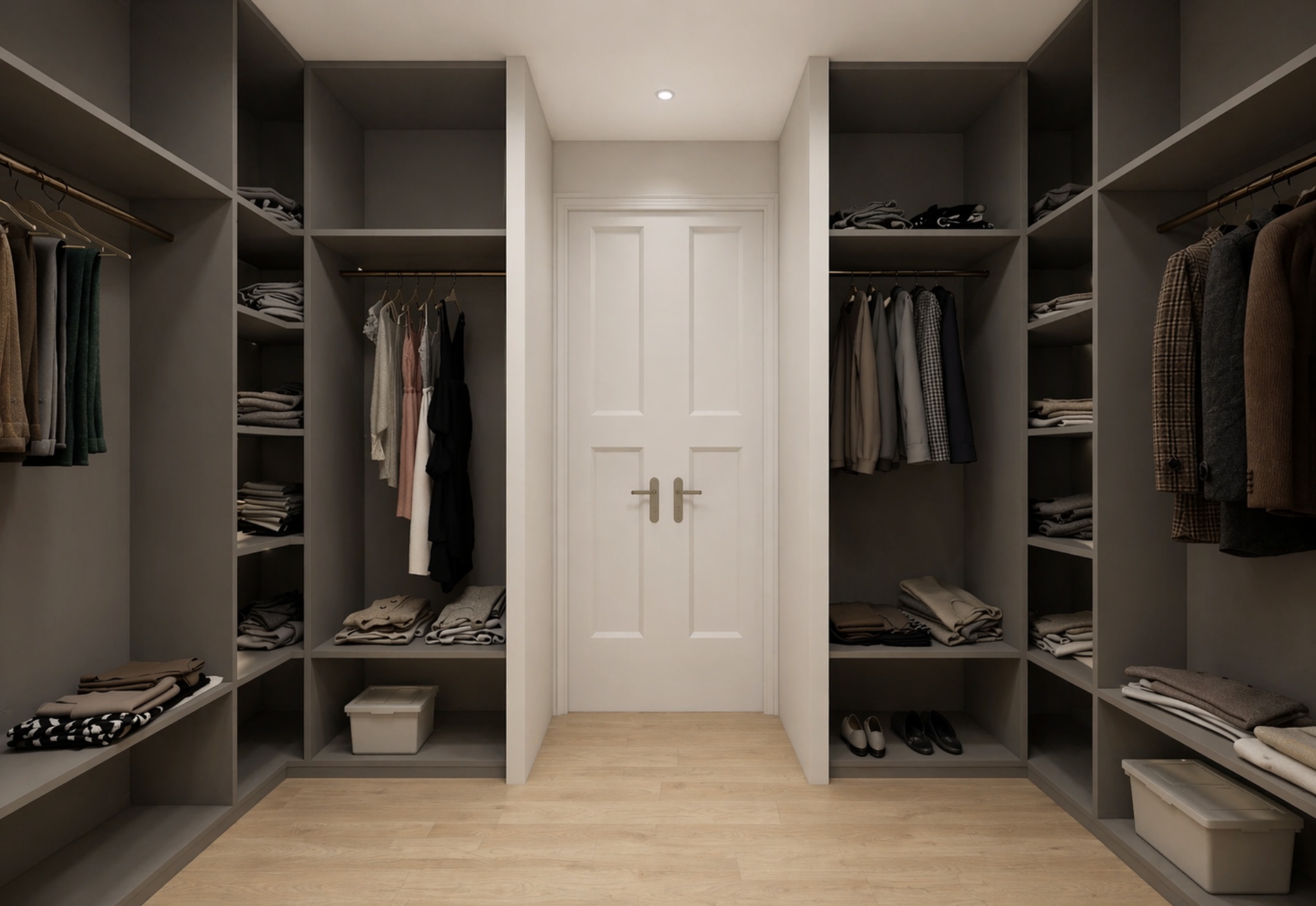Primary walk-in closet